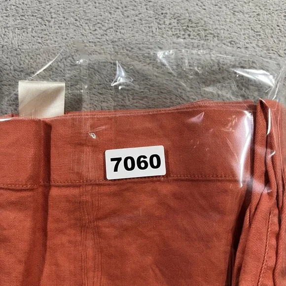 Maeve Pants Womens 27 The Colette Wide Leg Patch Pockets High Rise Cropped Linen - Picture 13 of 14